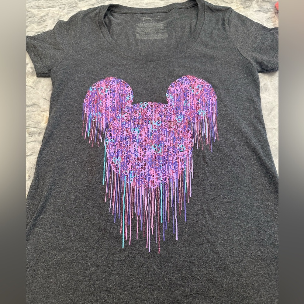 The Disney Store Drip Graffiti Sz S women’s t-shirt